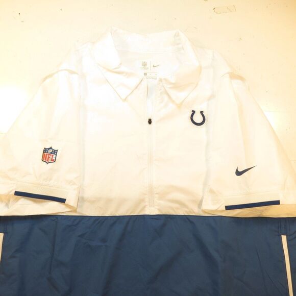 INDIANAPOLIS COLTS JACKET XL NFL FOOTBALL WINDBREAKER SHELL NIKE - Picture 3 of 6